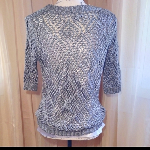 Will Smith Gray/Silver Metallic Sweater & Matching Camisole - Picture 2 of 7